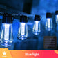 LED-Solar-Lichterkette, IP65, wasserdicht, für den Außenbereich, Weihnachtsdekoration, Glühbirne, Retro-Feiertags-Girlande, Gartenmöbel, Feenlampe