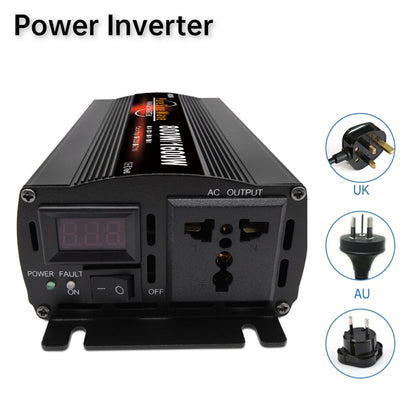 Inverter 12v 220v Pure Sinus Sine Wave Home Converter Solar Inverters 50hz Frequency 110v 12 V 220 V 12v220v 24v Invertor 1000W