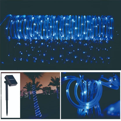 Solar Outdoor LED  Lighting Strings Waterproof Tube 100/200LEDs 8Modes Yard Garden Decortion Christmas For Wedding Party Holiday