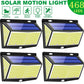 Solar Power Straßenlaterne Outdoor Solar Sensor Lichter für Garten Dekor 432 Led Reflektor Beleuchtung Wasserdichte energia Solar Laterne