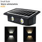 Decorative Solar Wall Light, Small Style Warm whitelwhite 4