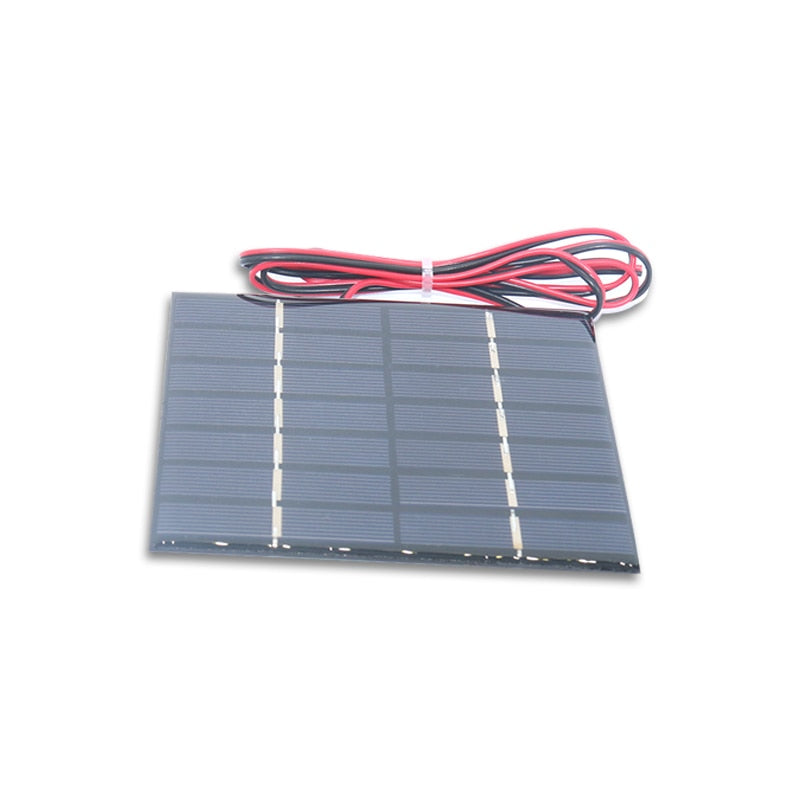 Mini panneau solaire en gros 4V 5.5V 5V 6V 7V 10V 12V 50mA 60mA 100mA 150mA 200mA 500mA Mono/poly