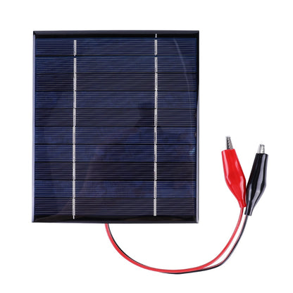 Solar Panel 10W 12V Outdoor DIY Solar Cells Charger Polysilicon Panels USB Outdoor Portable Solar for Cell Mobile Phone Chargers