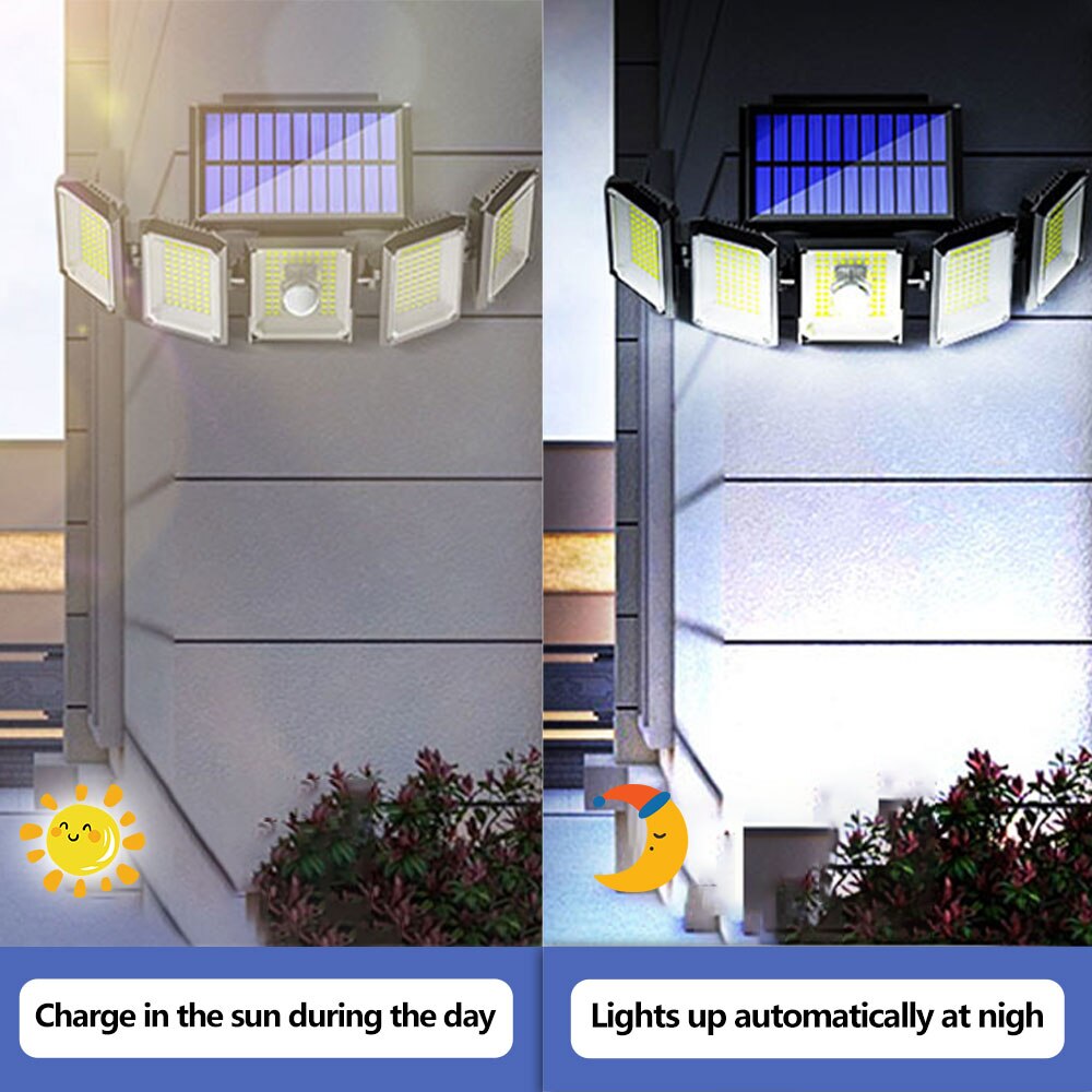 Charge in the sun during the Lights up automatically at nigh
