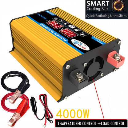 Pure Sine Wave Inverter 12V  220V 110V 4000W Power Converter Solar 12V To 220V Inverter Transformer Inverter 12v 220v Pure Sinus