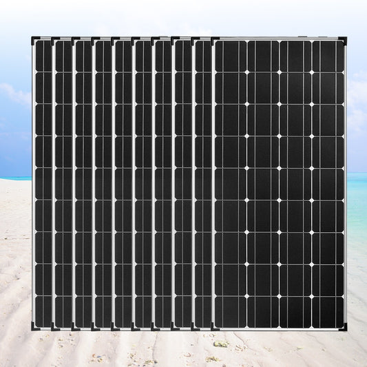 Panel solar fotovoltaico 120W 240W 480W 600W 720W 1200W para el hogar RVs remolques barcos cobertizos