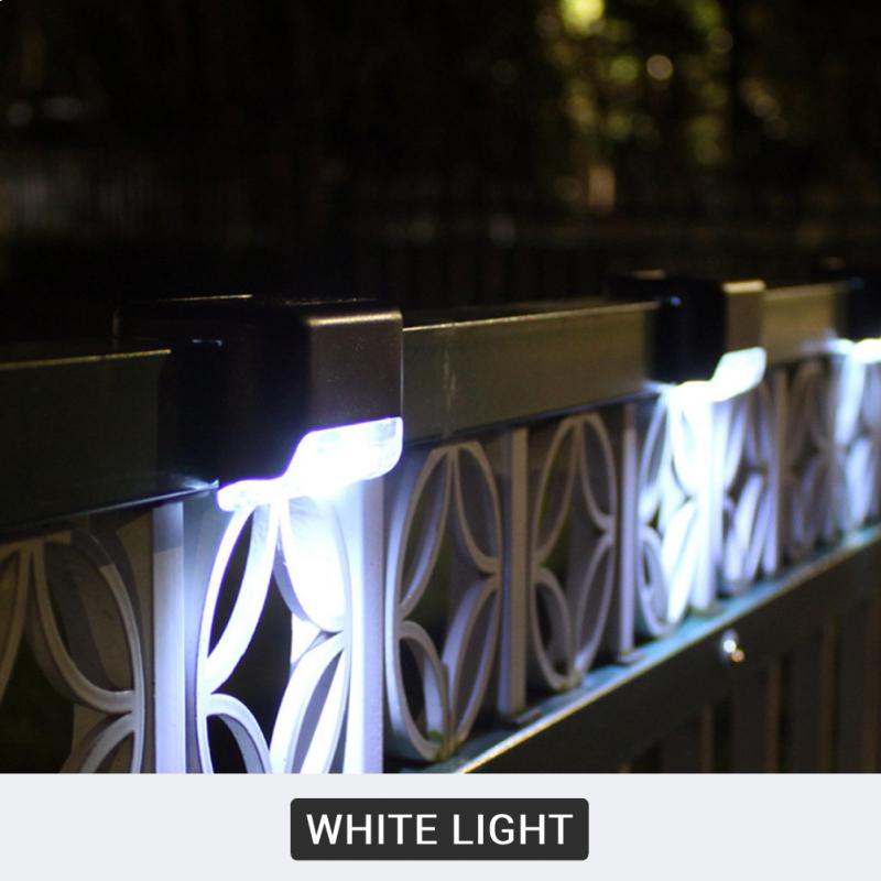 Xiaomi LED Luzes de escada de caminho solar IP65 à prova d'água ao ar livre jardim quintal cerca parede gramado paisagem lâmpada escada luz noturna