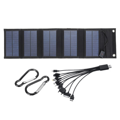 15/20W 5V Solar Panel Outdoor Camping Hiking Foldable USB Solar Panels Portable Power Bank Battery Solar Charger for Cell Phone