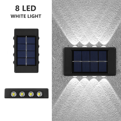 LED Solar Wall Lamp Outdoor Wall Light Ip65 Waterproof Garden Decoration Balcony Yard Street Decor Lamps Outside Sunlights