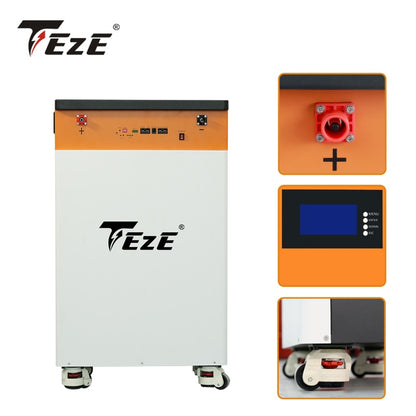 Paga a rate 48V 15KWh 300Ah LifePo4 Batteria PowerWall Home Storage Batteri Sistema BMS integrato Bateria Solar Backup Power