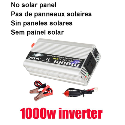 no solar panel Pas de panneaux solaires Sin paneles solar