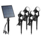 T-sunrise Solar-LED-Außenleuchte, IP65, wasserdicht, für Gartendekoration, RGB-Warm-/Kaltweiß, Landschafts- und Hofbeleuchtung