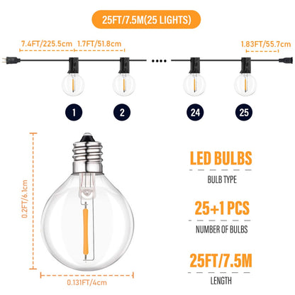 25FT/7,5M(25 LIGHTS) 7.4