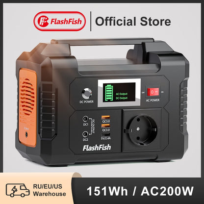 FF Flashfish E200, FlashFish RUIEUIUS Warehouse 151Wh 1