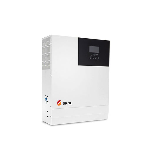 SRNE 3000W 24V 110V/120VAC 50Hz/60Hz Onda senoidal pura Off-Grid Inversor híbrido MPPT 60A Carregador solar Tensão máxima de entrada fotovoltaica 100VDC