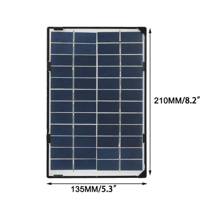 30W Portable Solar Panel Complete Kit Outdoor Camping Waterproof 12V DC Panel Cells for Flashlight Moblie Phone Battery Charger