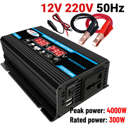 12V 220v 50Hz 0 Peak power: 4OO