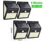 Modes 228 LEDs Solar scnsor wall
