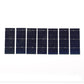 SUNYIMA 100 Uds 52*19mm 0,5 V 0,24 W Panel Solar sistema monocristalino para célula Solar portátil fotovoltaica Diy