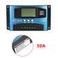 Solarregler 30/50A MPPT Solarlade- und Entladeregler Dual USB LCD Display Auto Solarzellenpanel Ladegerät Regler