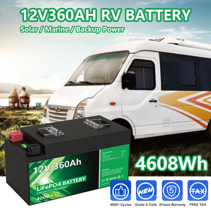 I2V360AH RV BATTERY Solar [ Marine]