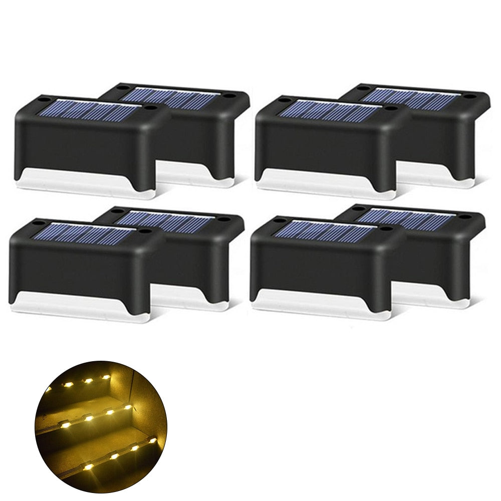 Luz Led Solar para exteriores, luces de jardín, lámpara Solar impermeable, luz Solar para exteriores, para escalera, jardín, valla, decoración, lámpara Solar, luz solar