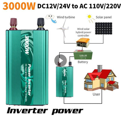 300OW DC12v/24V to Ac 110V/220