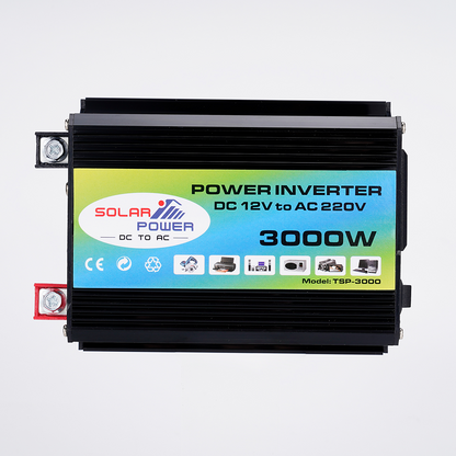 Solar Inverter 3000W Peak Voltage Transformer Converter DC 12V To AC 220V Car Inverter For Solar Inverter Home Appliances