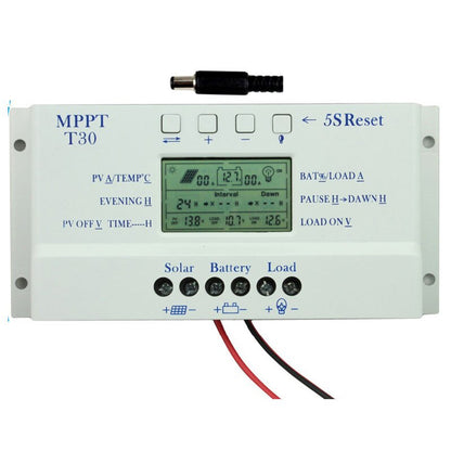 PowMr Solar Charge Controller 12V 24V 10A 20A 30A 40A 60A 80A PWM Controller for Solar Battery Charging Lead Acid LiFePO4