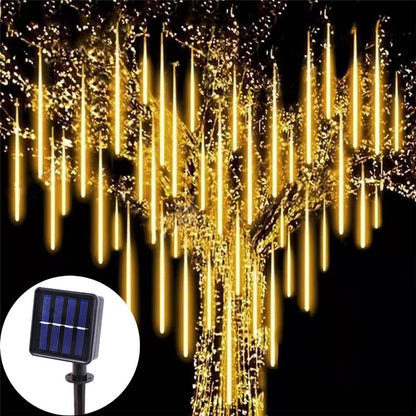 Solar Led Light Outdoor Meteor Shower Rain Lights Waterproof Garden Decor Outdoor Street Garland New Year Christmas Decoration