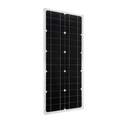 18V Solar Panel Kit 300W Battery Charger Flexible Solar System with 60A Solar Controller 12V 24V for Car Boat RV Home