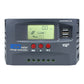 Controlador de carga Solar MPPT 720W 480W 360W 240W 10A 20A 30A PWM regulador de Panel Solar para batería de GEL de litio Lifepo4 de 12V 24V