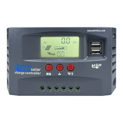 MPPT 720W 480W 360W 240W Solar Charge Controller 10A 20A 30A PWM Solar Panel Regulator For 12V 24V Lifepo4 Lithium GEL Battery