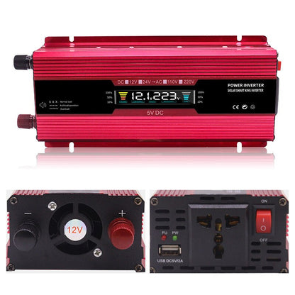 Inverter a onda sinusoidale pura 20000W Tensione DC 12V 24V a CA 220V Trasformatore Convertitore di potenza Presa universale Inverter solare