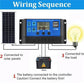 1000W Panel solar 12V Célula solar 10A-60A Controlador Panel solar para teléfono RV Car MP3 PAD Cargador Suministro de batería al aire libre