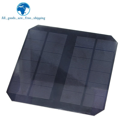 TZT 6V 550mA 3.3W Solar Panel Polycrystalline 145*145MM Mini Sunpower Solar System DIY for Battery Cell Phone Charger