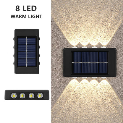 LED Solar Wall Lamp Outdoor Wall Light Ip65 Waterproof Garden Decoration Balcony Yard Street Decor Lamps Outside Sunlights