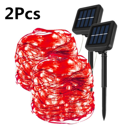 7/12/32M Solar Led Light Outdoor Solar Light Waterproof Fairy Garland String Lights Christmas Party Solar Lamp Garden Decoration