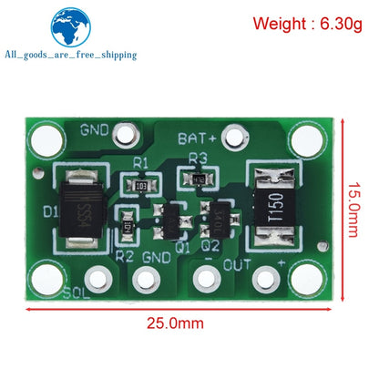 Contrôleur de carte PCB solaire 3.2V 3.7V 6V 12V 1A contrôle de la lumière lampe de pelouse solaire commutateur de lampe de paysage chargeur de batterie Module de contrôleur