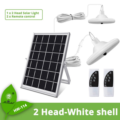 1 x 2 Head Solar Light 2 X Remote control MUL