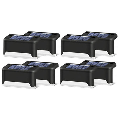 Luz LED solar ao ar livre Jardim Luz solar para escada à prova d'água Passagem Pátio Terraço Guarda-corpo Luz de degrau Luz para decoração de jardim