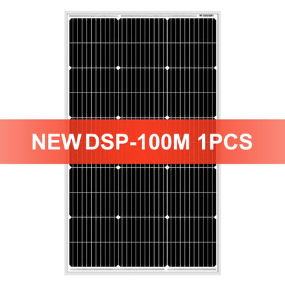 Dokio 18V 100W 200W 400W Waterproof New Rigid Solar Panel Set Controller For Home Charge 12V Car battery Monocrystalline China