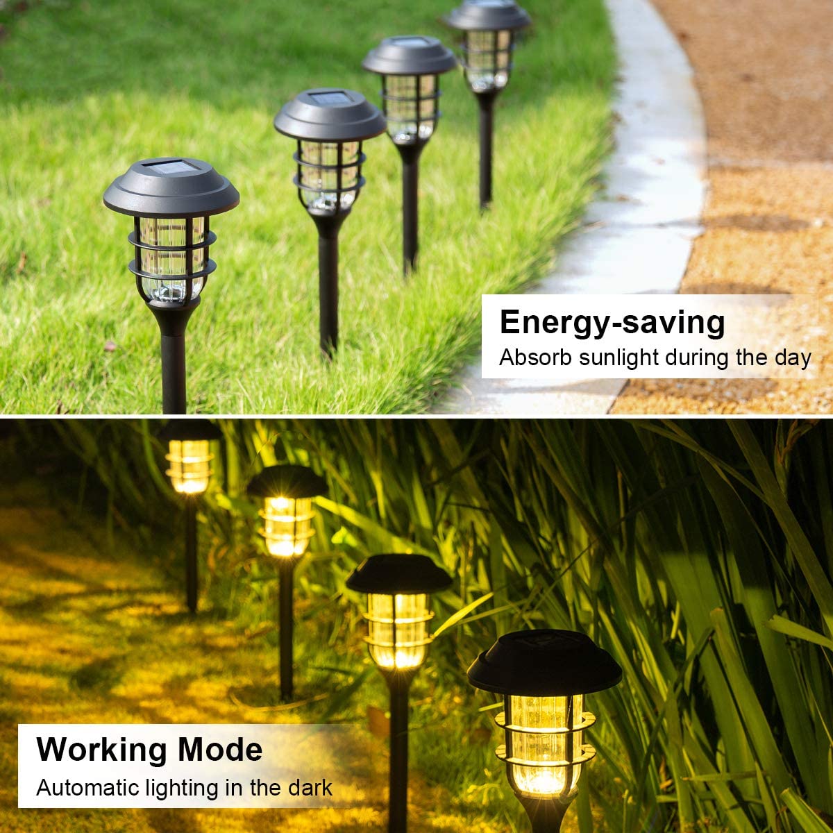 Energy-saving Absorb sunlight during the Working Mode Automatic lighting in the