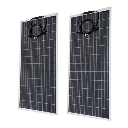 Solar Panel 300W 600W PET Flexible Panels Photovoltaic Power Generation Panel Cell for 12V Battery Charger System Kit Outdoor