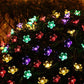 Ghirlande solari luminose 5m 7m 12m fiore di pesca lampada solare alimentazione LED stringa lucine decorazioni per matrimoni da giardino per esterni