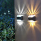 Lámpara de pared con luz solar Led para exteriores, jardín, Patio, balcón, invernadero, decoraciones, luces impermeables, decoración para el hogar y el jardín