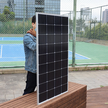 1500w 1000w 800w 600w 400w 200w glass solar panel aluminum frame 12v battery charger photovoltaic panel for home car boat camper