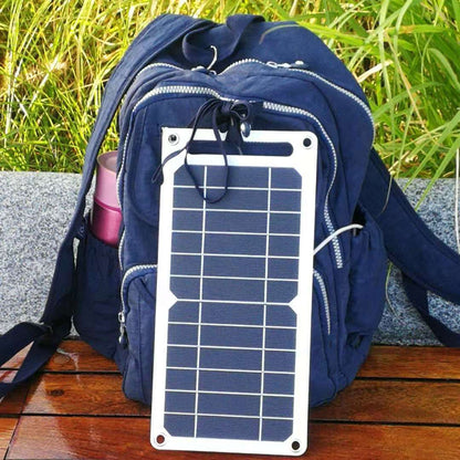 30W Solar Panel 5V Polysilicon Flexible Portable Outdoor Waterproof Solar Cell Car Ship Camping Hiking Travel Cell Phone Charger