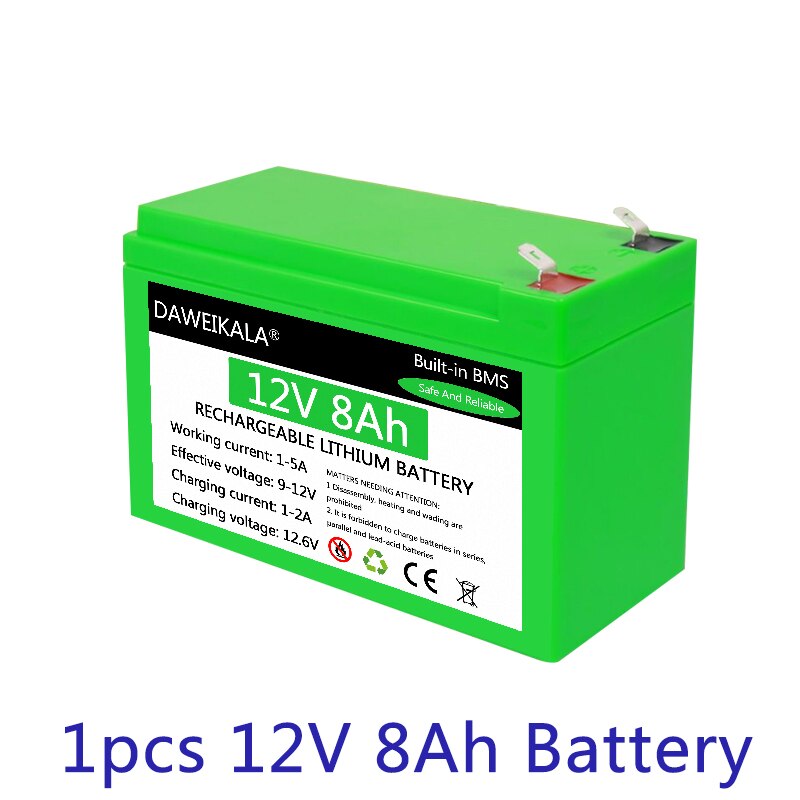 Safe Ce lpcs 12V 8Ah Battery 