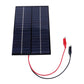 Painel solar 10W 12V ao ar livre DIY carregador de células solares painéis de polissilício USB ao ar livre portátil solar para carregadores de celulares